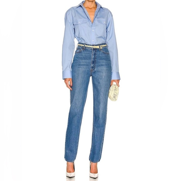 Mother - High-Waist Double Stack Ankle JEAN By Snacks Size 28 - Picture 1 of 16